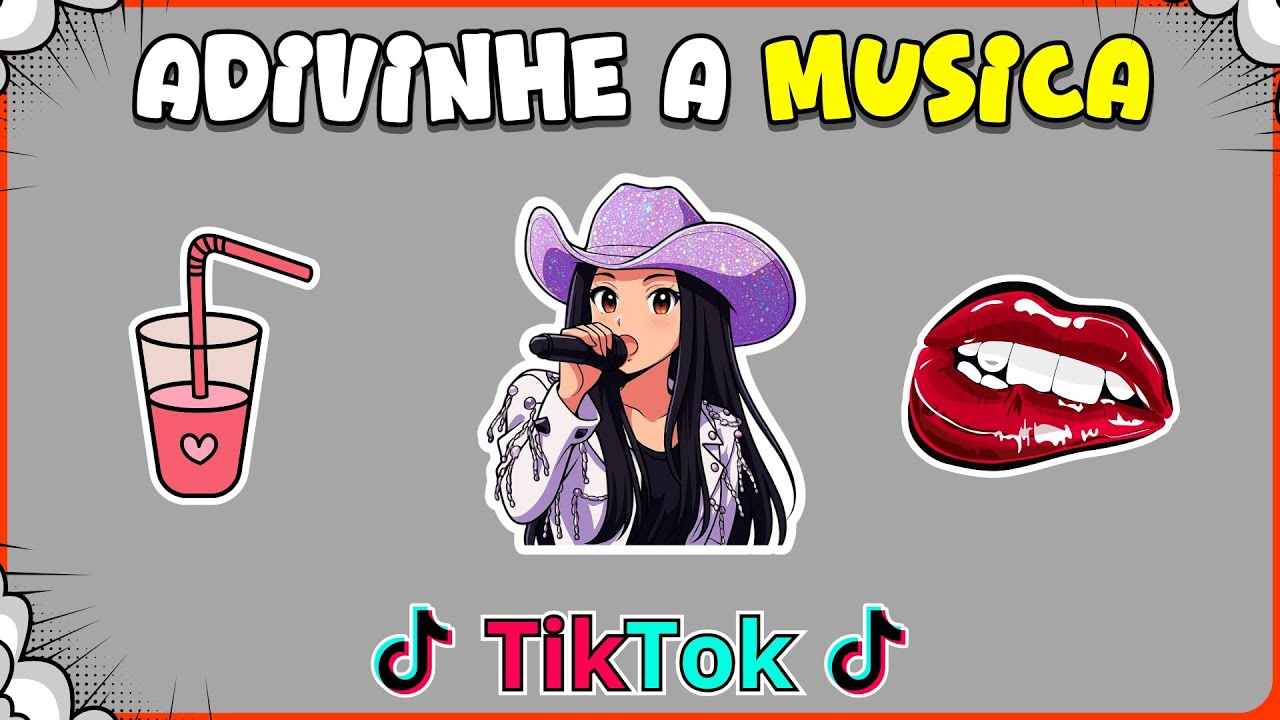 😱ADIVINHE A MÚSICA DO TIKTOK COM EMOJIS | COMPLETE A MÚSICA | DANCE SE SOUBER #quiz
