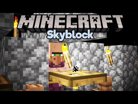 Pixlriffs - Curing Zombie Villagers! ▫ Minecraft 1.15 Skyblock (Tutorial Let's Play) [Part 8]