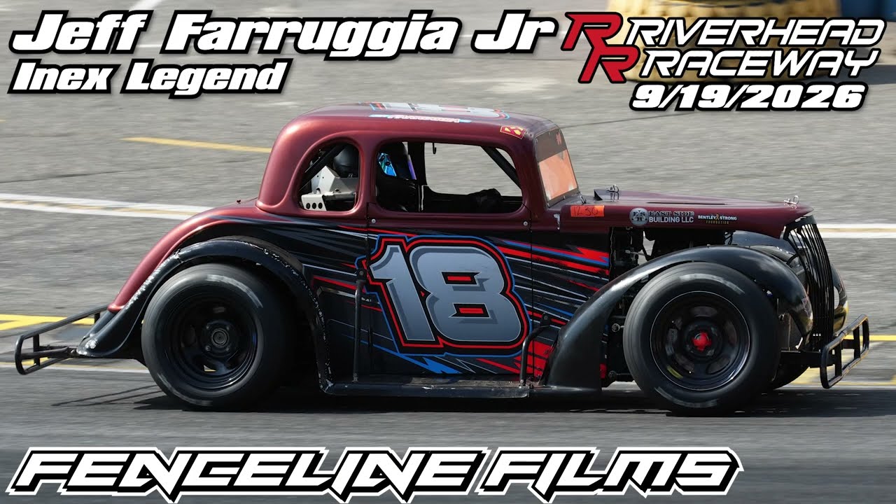 Jeff Farruggia Jr Inex Legend at Riverhead Raceway