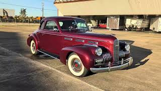 1940 LaSalle Series 50 Coupe Test Drive