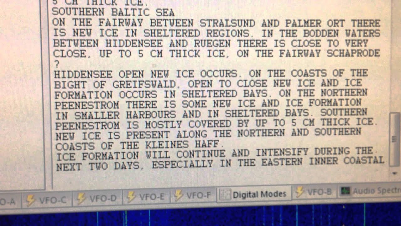 SDR Console V2 Decoding RTTY