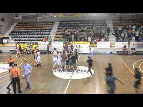 Fases d'ascens a Copa Catalunya Círcol 86 - Castellbisbal 82 Celebració del Cïrcol al final del part