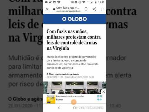 O globo: milhares protestam contra leis de controle de armas na Virgínia [Fake News]