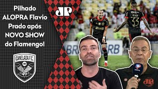 Pilhado alopra Flavio Prado após 3 a 1 do Flamengo em cima do Juventude