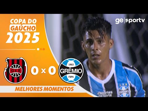 Gols e lances de Brasil de Pelotas x Grêmio
