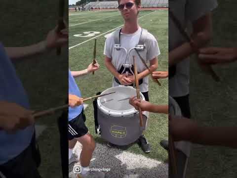 Sometimes you just gotta split some stuff on a snare drum. #shorts