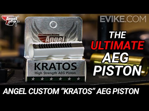 The Ultimate AEG Piston - Angel Custom "KRATOS" High Strength AEG Piston - Snap Shot