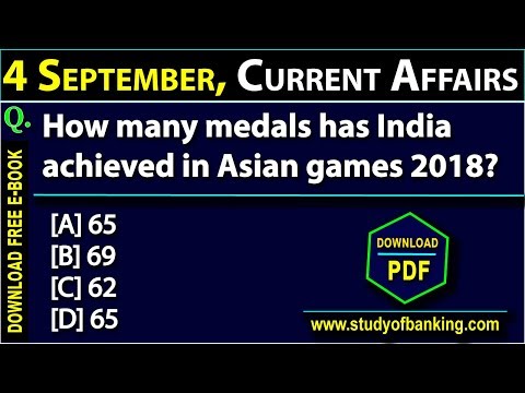 4 September 2018 Current Affairs | Daily Current Affairs | Current Affairs in English