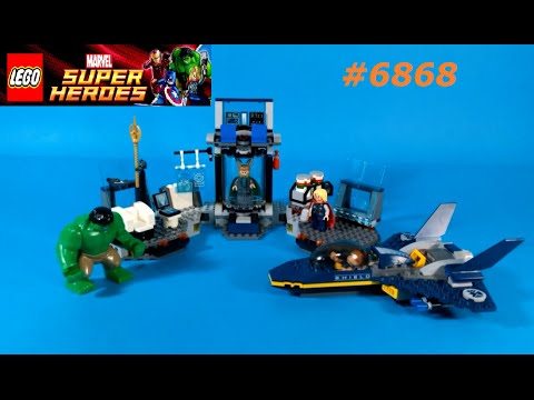 Vidéo LEGO Marvel 6868 : L'évasion en héliporteur de Hulk