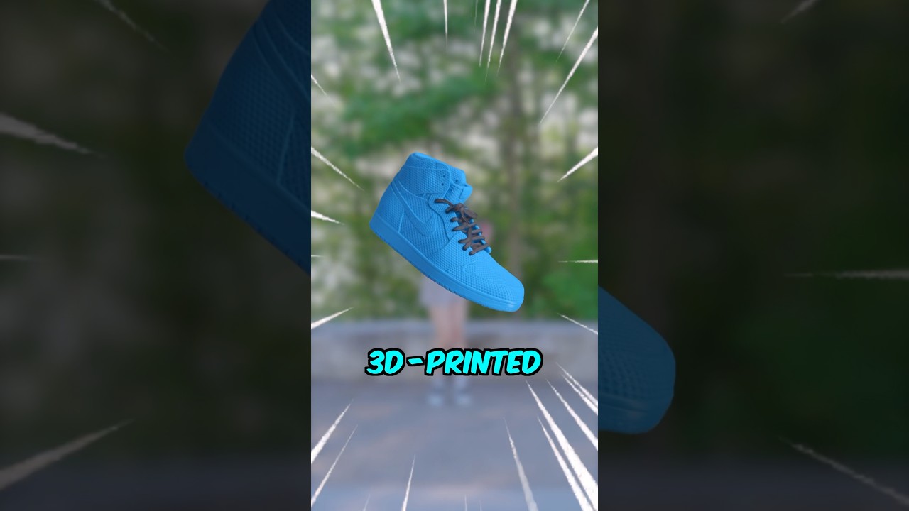 3D Printed Air Jordan Vs. Real #3dprinting #craft #diy