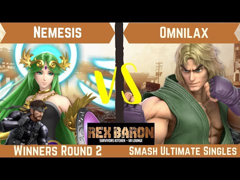 Rex Baron 9 Winners Round 2 - Nemesis (Palutena, Snake) Vs. Omnilax (Ken)