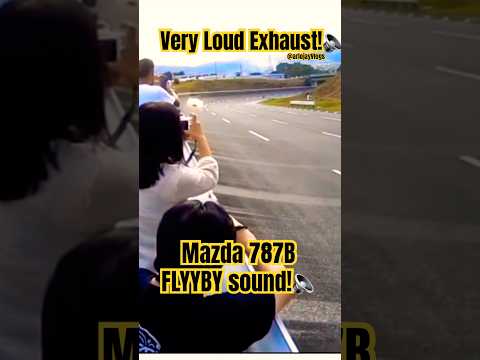 Mazda 787B🇯🇵 Shifting to Rev Limit & Flyby Sound! Very loud exhaust sound!🔈#supercar