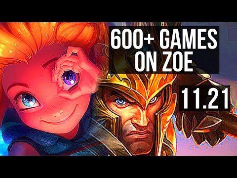 ZOE vs JARVAN IV (MID) | 1.5M mastery, Legendary, 10/3/14, 600+ games | EUW Master | v11.21