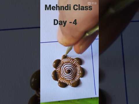 Mehndi Class - 4  #shorts