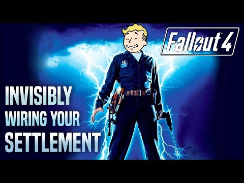 Invisible Wiring Across Your Entire Settlement ⚡ Fallout 4 No Mods Shop Class