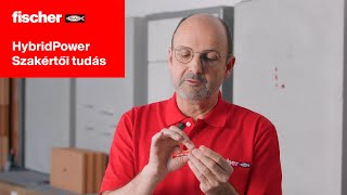Új fischer HybridPower univerzális rögzítő dübel