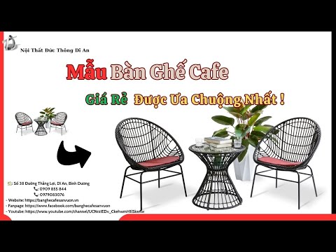 hình ảnh Video giới thiệu sản phẩm Bàn Ghế Cafe BGDV903DEN | Nội Thất Đức Thông Dĩ An 89