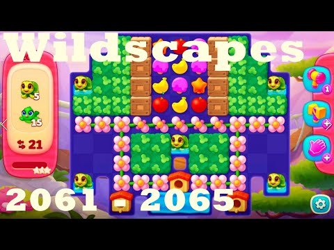 Wildscapes Level 2061 - 2065 HD Walkthrough | 3 - match game | gameplay | android | ios | pc | app