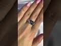 Серебряное кольцо с топазом Лондон Блю 1.708ct