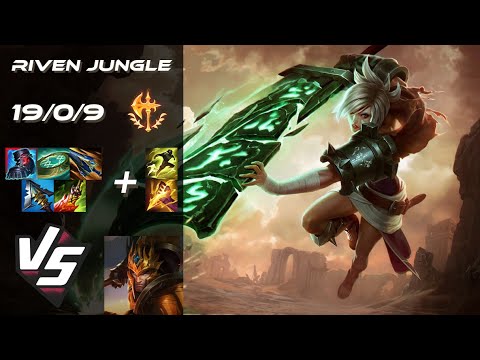 JUNGLE Riven vs Jarvan IV - EU Grandmaster Patch 25.24