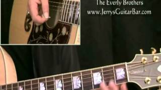 How To Play The Everly Brothers Wake Up Little Susie (intro only)