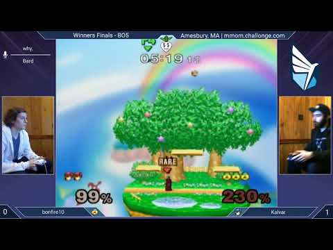 MMOM139 SSBM - bonfire10 (Sheik) vs. Kalvar (Marth) - Melee WF