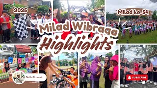 Download lagu Milad 54 Wibraga HIGHLIGHTS || Market Day - Jalan Sehat - Senam - Performance mp3