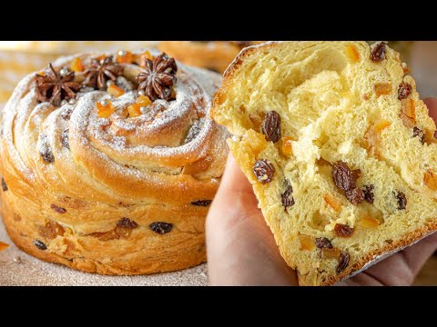 Incredibly delicious Kulich Craffin - EASTER BREAD | easter brioche easy recipe | paska | asmr