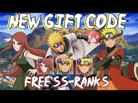 NEW GIFT CODE 3 FREE SS-RANKS NARUTO SAGE + MINATO + KUSHINA IN Chaos And Peace / Ninja Glory!!!!!!!