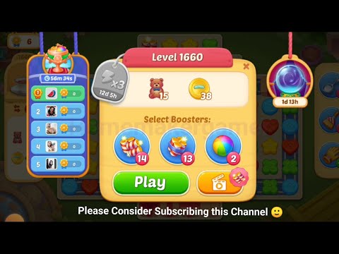 Matchington Mansion Level 1660, Level 1661 & Level 1662(Hard Level) - iOS/Android