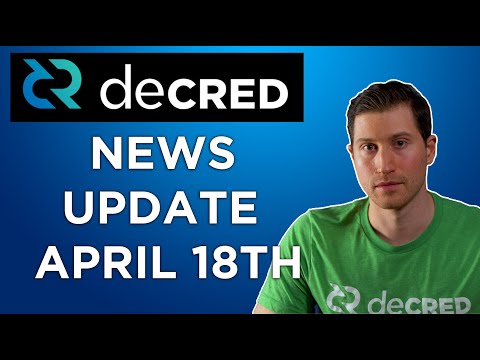 Decred bi-Weekly News Update - April 18th, 2020