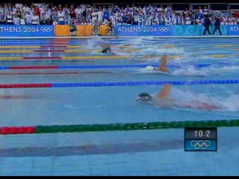 Thorpe vs Phelps (200 freestyle) athens 2004