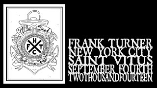Frank Turner - Saint Vitus 2014
