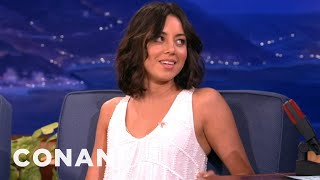 In a recently resurfaced 2013 interview with Conan, Aubrey Plaza detailed a story of her experience filming The To-Do List. In the script, there was a scene where her character masturbates, which Plaza believed would be simulated. However, to Plaza's surprise, director Maggie Carrey set the camera on the ceiling and told her to do it for real, which ended up being an awkward situation. "I thought I was doing one thing and then when I showed up, it was a whole different thing, it was a full-body shot," she said. "I asked the director, ‘What should I do?’ And she said, ‘Masturbate, like it says in the script."