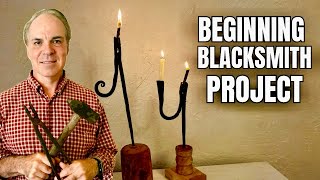 Forging a Medieval Rush Light Holder: A Beginner's Guide to Historical Ironwork