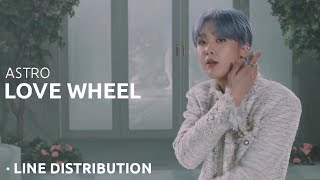 ASTRO - LOVE WHEEL Line Distribution \ 아스트로