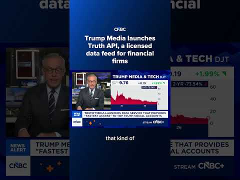 Trump Media launches Truth API, a licensed data feed for financial firms