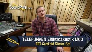 Video thumbnail for TELEFUNKEN Elektroakustik M60 FET Cardioid Stereo Set - Quick n' Dirty by soundpurestudios