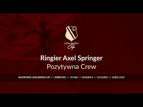 Skrót spotkania Ringier Axel Springer - Pozytywna Crew ( Legia Biznes Cup Jesień 2021 )