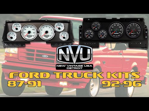 OBS FORD TRUCK GAUGE KITS FROM NEW VINTAGE USA