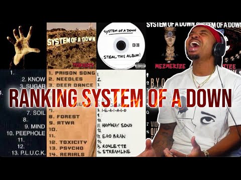 JaKar RANKS System Of A Down (TOP 25 FAVORITE SONGS & 5 ALBUMS RANKED!!)