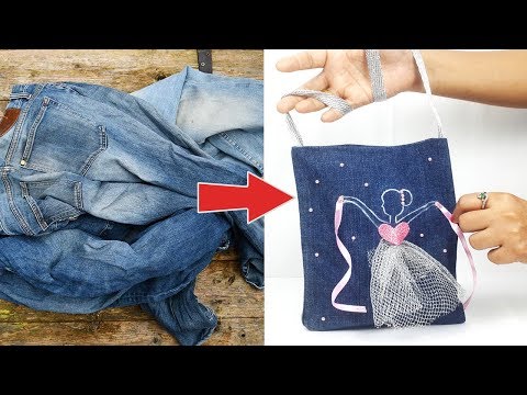 Recycled Jeans Bag DIY