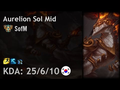 Aurelion Sol Mid vs Viktor - SofM - KR Challenger Patch 6.21