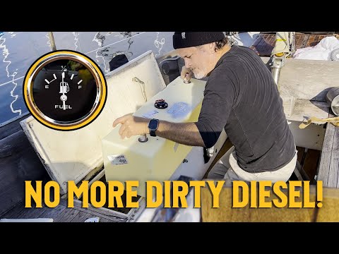 Installing a new marine diesel fuel system! With a polishing loop! Adios rusty old tanks! EP | 09