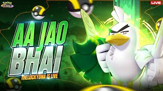 LAGE 440 VOLT CHHUNE SE TERE | POKEMON UNITE LIVE NOOB GAMEPLAY | THELUCKYDNA