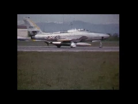 RF84F della Terza AEROBRIGATA base aerea di VILLAFRANCA (VR) 1965 66