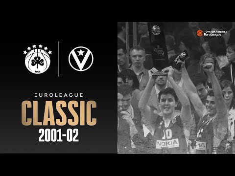 Kinder Bologna - Panathinaikos ELECTRIFYING Clash FINAL in BOLOGNA 2001/02 | EUROLEAGUE CLASSIC GAME