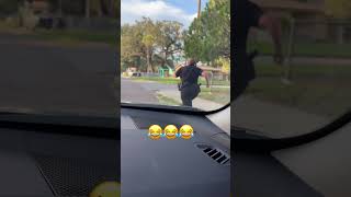 Police Chase Gone Wrong 😂 #cops #police