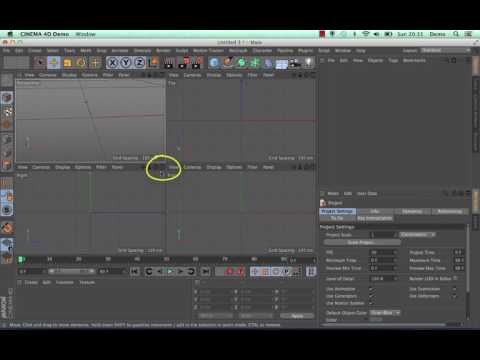 Cinema 4D QuickStart 01 The Layout