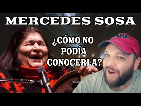 MERCEDES SOSA | GRACIAS A LA VIDA | CANTANTE ESPAÑOL REACCIONA, voz calida, REACTION & ANALYSIS